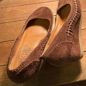 Nine West Leather Vintage Wedges. Brown. Never worn outside